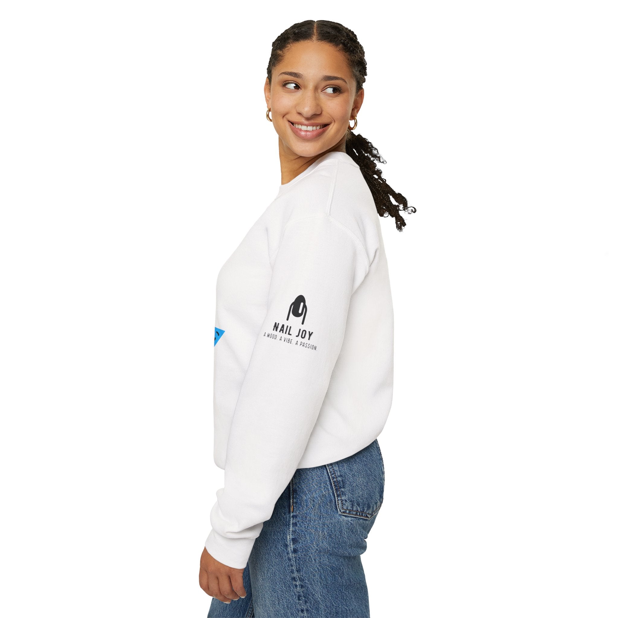 Nail Joy Retro 80's Made Me Sweatshirt