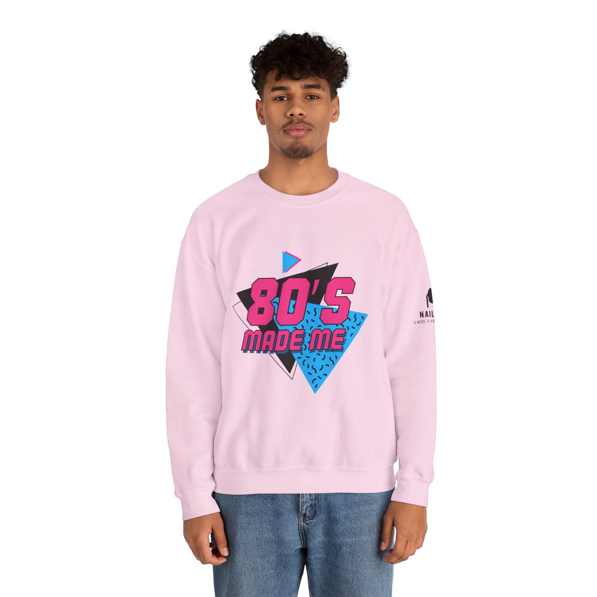 Nail Joy Retro 80's Made Me Sweatshirt