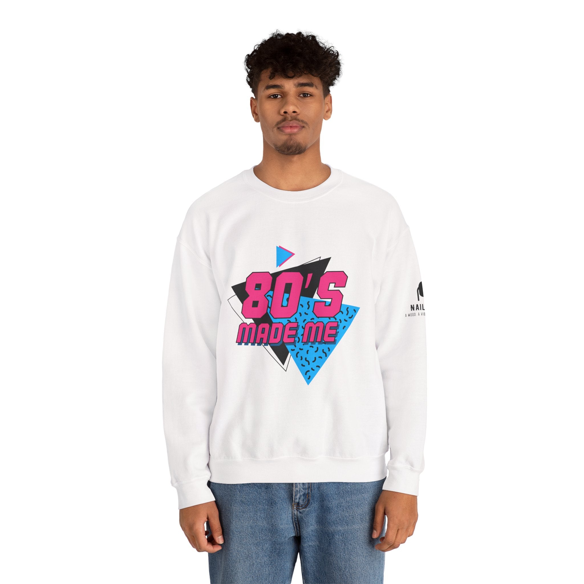 Nail Joy Retro 80's Made Me Sweatshirt