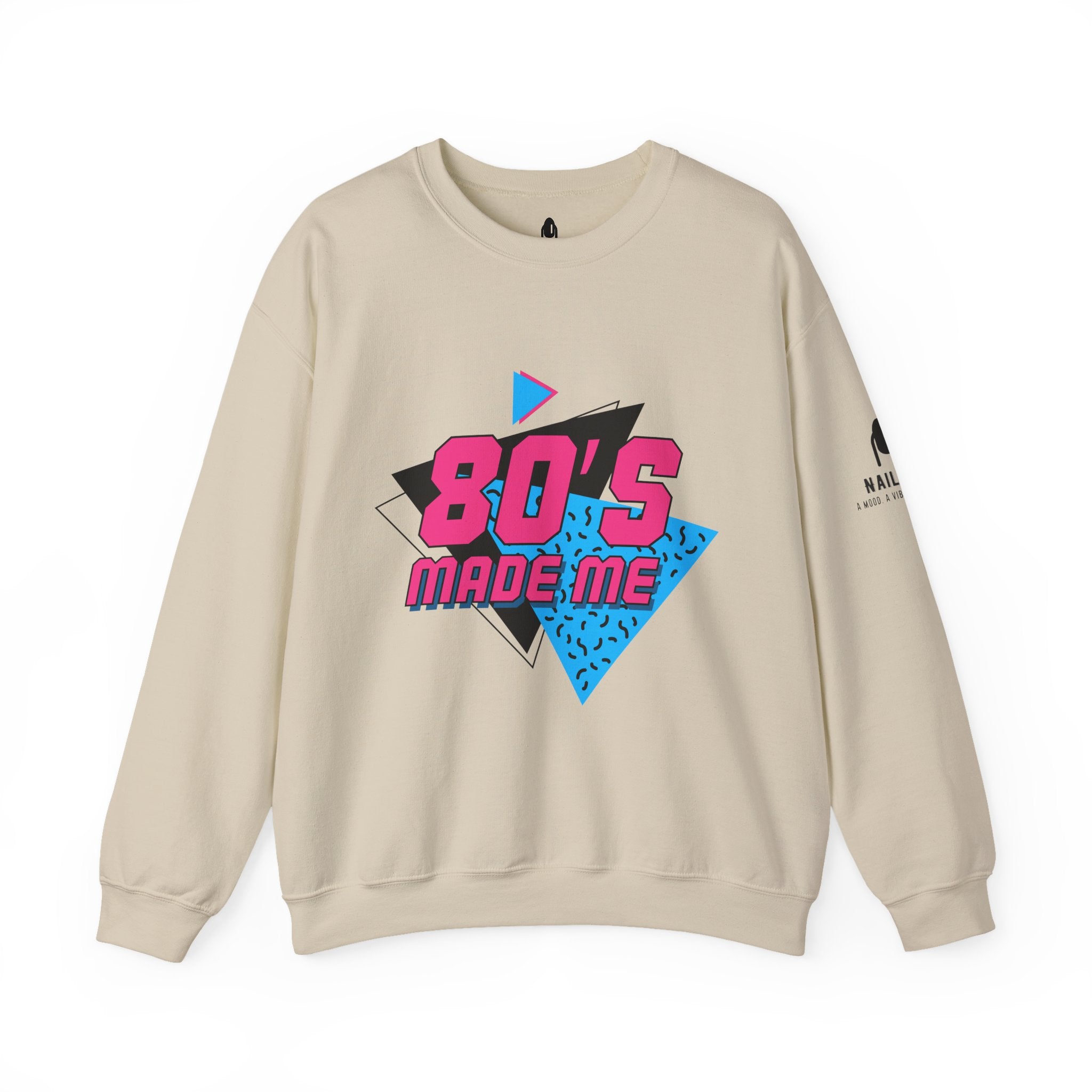 Nail Joy Retro 80's Made Me Sweatshirt